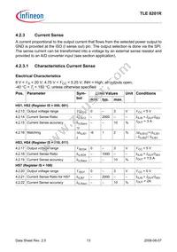 TLE8201RAUMA1 Datasheet Page 13