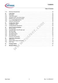 TLE8261EXUMA1 Datasheet Page 3