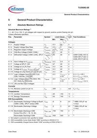 TLE8262-2E Datasheet Page 16