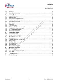 TLE82642EXUMA3 Datasheet Page 3