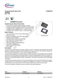 TLE82642EXUMA3 Datasheet Page 4