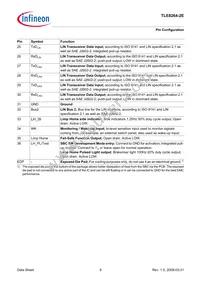 TLE82642EXUMA3 Datasheet Page 9