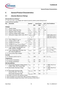 TLE82642EXUMA3 Datasheet Page 16