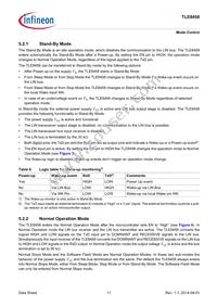 TLE8458GUV33XUMA1 Datasheet Page 11