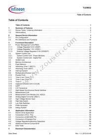 TLE9832QXXUMA3 Datasheet Page 3