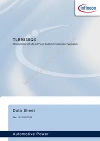 TLE9835QXXUMA1 Datasheet Cover