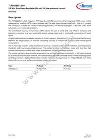 TLF50211ELXUMA1 Datasheet Page 2