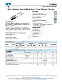 TLHB4400 Datasheet Cover