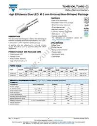 TLHB5100 Datasheet Cover