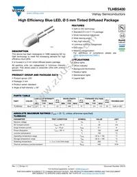 TLHB5400 Datasheet Cover