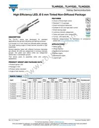 TLHG5205-AS21 Datasheet Cover