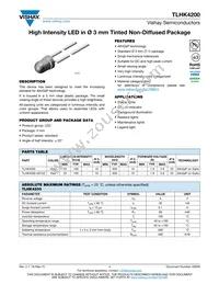 TLHK4200 Datasheet Cover