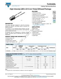 TLHK4400L-PSZ Datasheet Cover