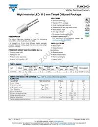 TLHK5400 Datasheet Cover