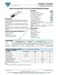 TLLE4401 Datasheet Cover