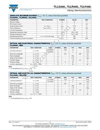 TLLG4401-AS12Z Datasheet Page 2