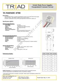 TLM4036DC-0700 Cover