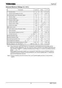 TLP137(F) Datasheet Page 2