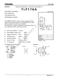 TLP176A(F) Datasheet Cover