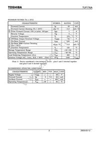 TLP176A(F) Datasheet Page 2