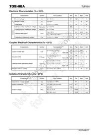 TLP185(TPR Datasheet Page 4