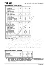 TLP3043(S Datasheet Page 2