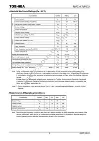 TLP331(BV Datasheet Page 2