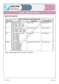 TLP521-4GR Datasheet Page 9