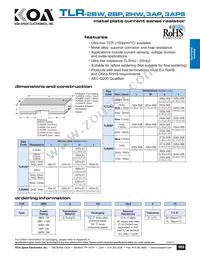 TLR3APSDTE3L00F50 Datasheet Cover