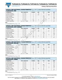 TLRG4400CU Datasheet Page 2