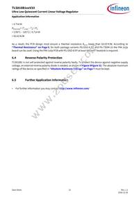 TLS810B1EJV33XUMA1 Datasheet Page 21