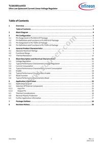 TLS810D1EJV33XUMA1 Datasheet Page 3