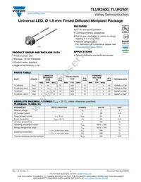 TLUR2400 Datasheet Cover