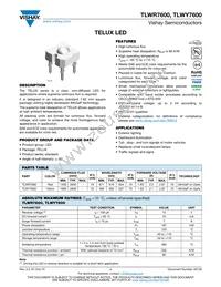 TLWY7600 Datasheet Cover