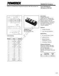 TM400DZ-2H Datasheet Cover