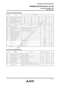 TM400DZ-H Datasheet Page 2