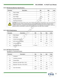 TM7000B Datasheet Page 21