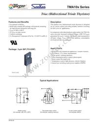 TMA104S-L Datasheet Cover