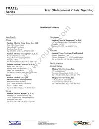 TMA124S-L Datasheet Page 12