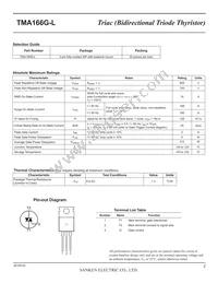 TMA166G-L Datasheet Page 2