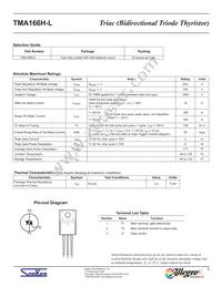 TMA166H-L Datasheet Page 2