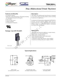 TMA36H-L Datasheet Cover