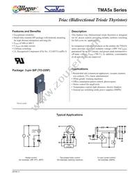 TMA56S-L Datasheet Cover