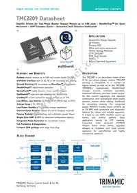 TMC2209-LA-T Datasheet Cover