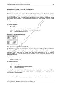 TMC236B-PA Datasheet Page 16