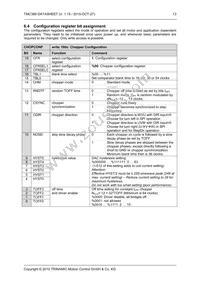 TMC389-LA Datasheet Page 13