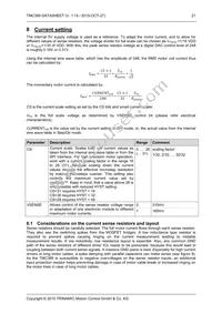TMC389-LA Datasheet Page 21