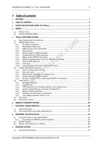 TMC603A-LA Datasheet Page 3