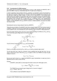TMC603A-LA Datasheet Page 14