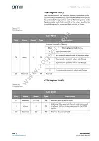 TMD26203M Datasheet Page 12
